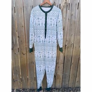 good tidings green & white onesie